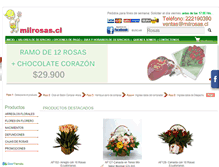 Tablet Screenshot of milrosas.cl
